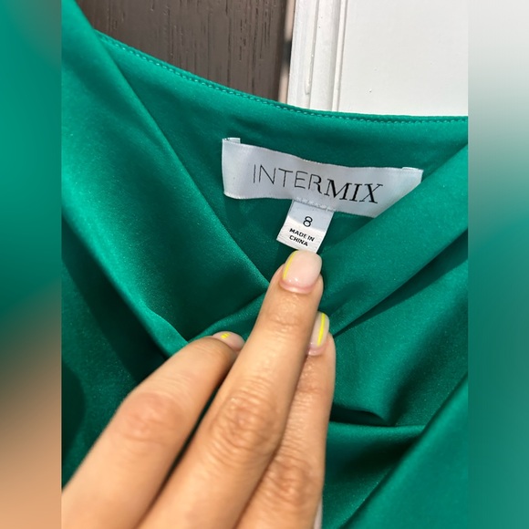 INTERMIX
Taylor Silk Georgette Maxi Dress Size 8 - Picture 8 of 13